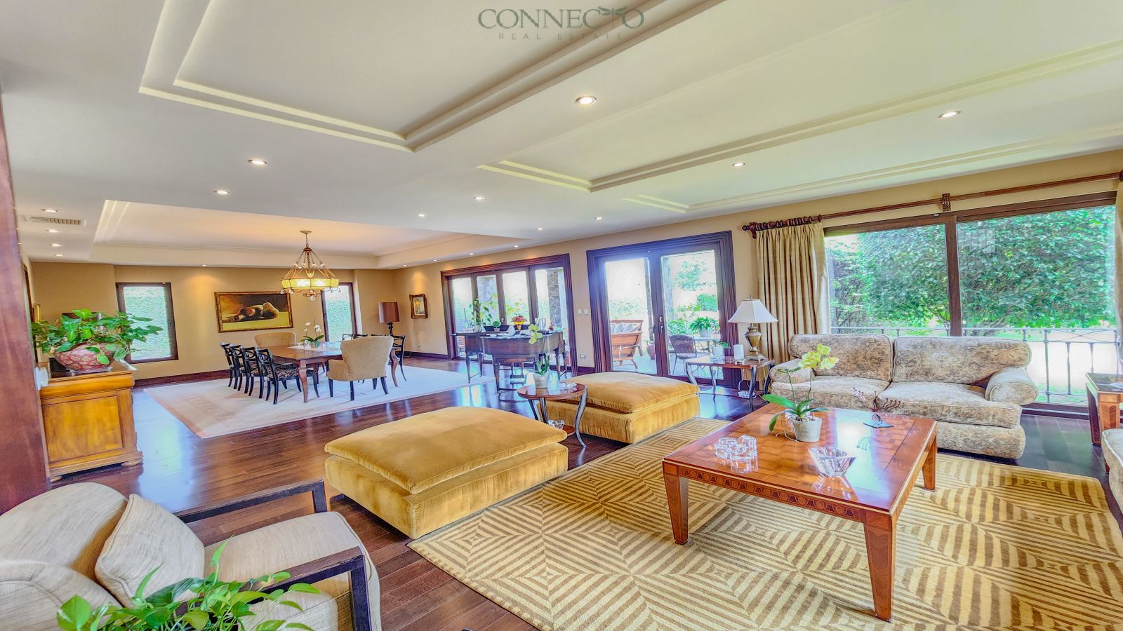 Hacienda del Sol, 4 bedroom and office, 4 habitaciones y oficina, Santa Ana, jardín, garden, luxury home, casa de lujo, inversión, investment home, gourmet kitchen, cocina gourmet